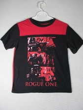 Youth Boys Star Wars Rogue One Graphic Tee Medium Red Black