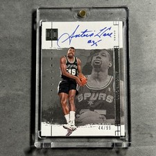 2023-24 Panini Impeccable Antoine Carr Immortal Ink Silver /99 Auto On Card Spur