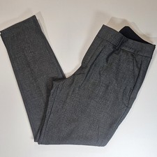 Nine West Trouser Pants Womens 6 Grey Mid Rise Skinny Office Business Casual