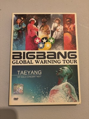 Bigbang Global Warning Tour DVD 3 Disc Set Live Concert + Taeyang Solo RARE FIND