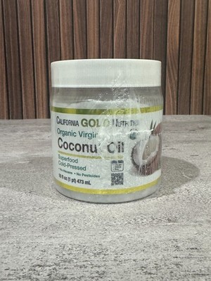 California Gold Nutrition Organic Virgin Coconut Oil 16 fl oz Cold-Pressed