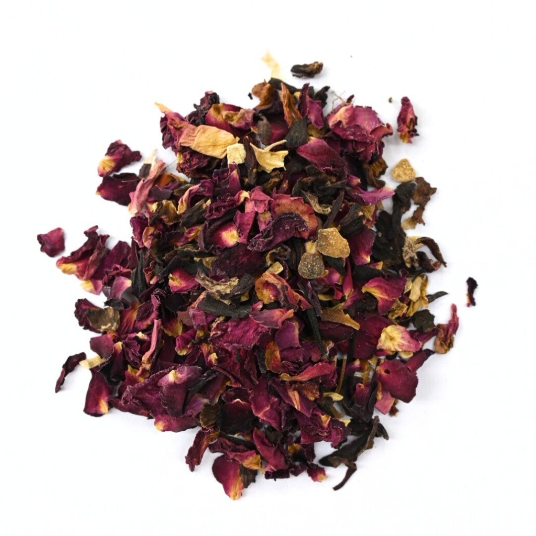 Rosa Hibisco Té Descafeinado Fresco Hojas Sueltas Detox Mezcla Saludable...