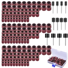 AUSTOR 192 Pcs Sanding Drum Kit with Free Box Including 180 Pcs