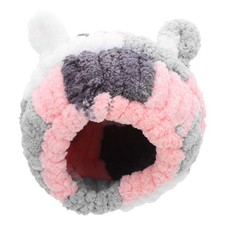 Bird Nest Bed - Winter Warm Parrot Nest Bed For Cockatiel Cage - Soft Coral