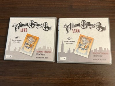 Allman Brothers Band 2009 Beacon Theater With Eric Clapton 6 CD Both Nights