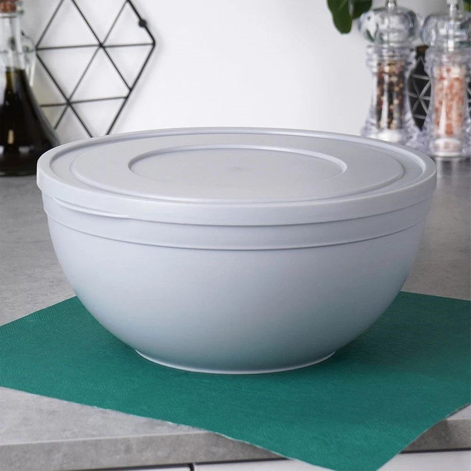 Vaschetta Contenitore Ciotola impasto lievitazione con coperchio 6 L - Immagine 2 di 4