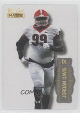 2022 Wild Card MATTE White Jordan Davis #MB-69 Rookie RC 1k9e. rookie card picture