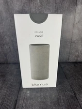 Blomus Coluna Medium Vase, 24cm Dark Grey - 65626