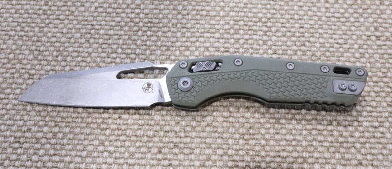 Microtech Clone -  MSI RAM-LOK OD Green, Stonewash Folding Knife NEW