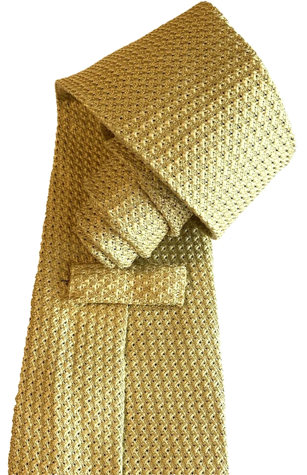 Corbata Ralph Lauren Etiqueta Púrpura Oro Granadina Seda/Inglaterra Hecha a Mano 59” Foto 4 de 4