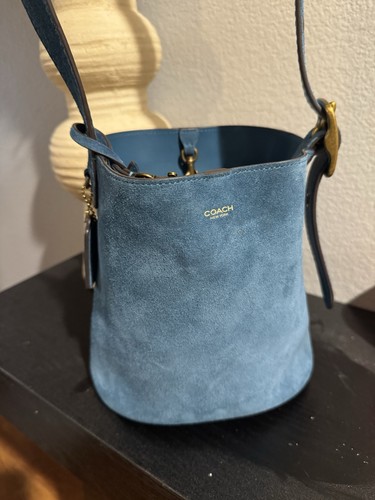Coach Bleeker Bucket 21 Sea Blue