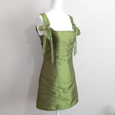 Dolls Kill Current Mood Pixie Green Satin Mini Dress w/ Bow Sleeves | Size M | eBay Dolls Kill Current Mood Pixie Green Satin Mini Dress w/ Bow Sleeves | Size M | eBay