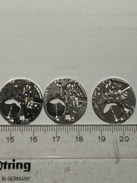 Original Konvolut 3 Rolex Kaliber Hauptplatten KEIN VERSAND NACH USA