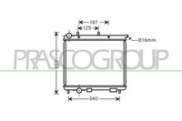 Prasco KüHler WasserküHler FüR Peugeot 2008 I 1.2 THP 110/Puretech 208 CitroëN