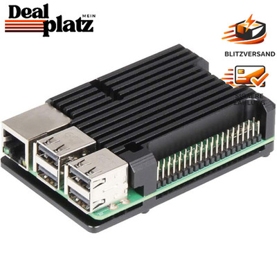 Aluminium Gehäuse für Raspberry Pi 3 B/B+/2 Model - Ohne Lüfter