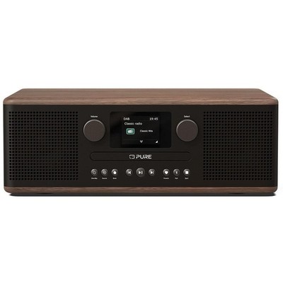 PURE Classic C-D6 Coffee Black/Walnut Kompaktanlage #1907313
