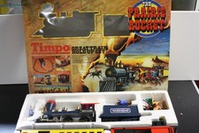 Timpo Wild West Great Train Hold Up Set Window Box Complete VGC