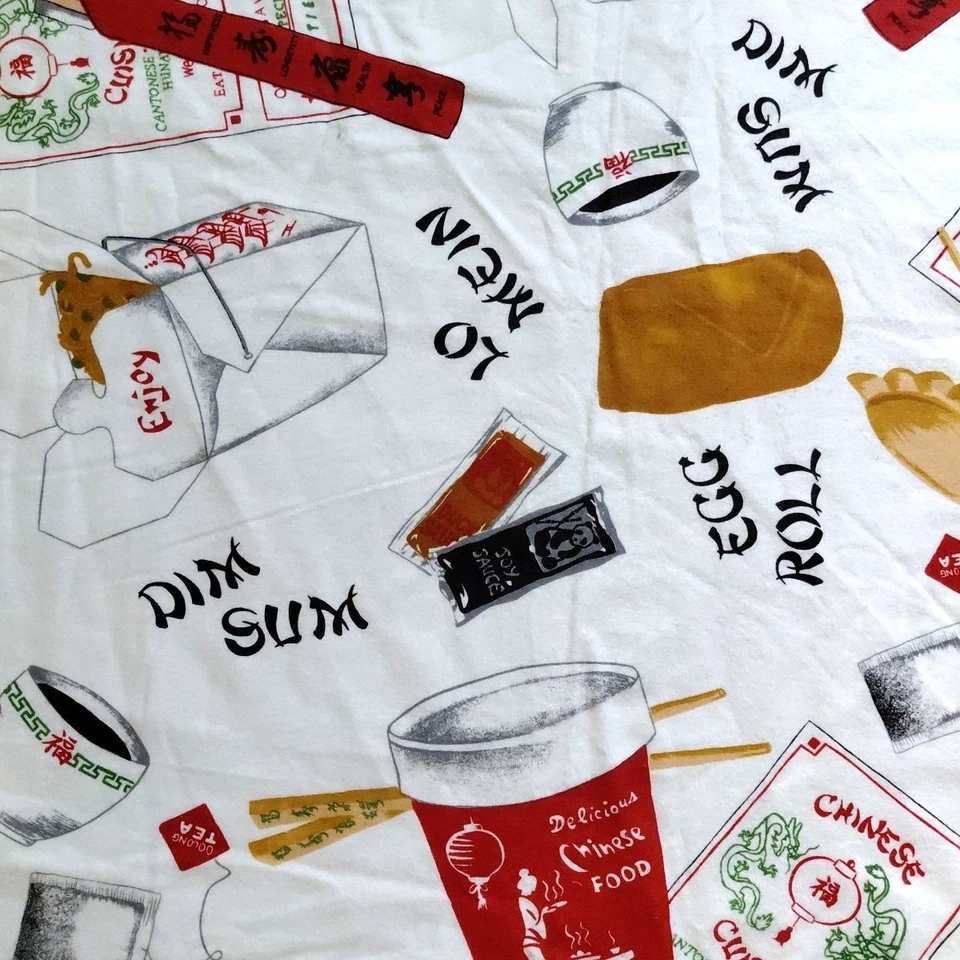 Marcus Brothers Tela Franela Restaurante Chino Para Llevar Novedad 5 YDS Foto 4 de 4