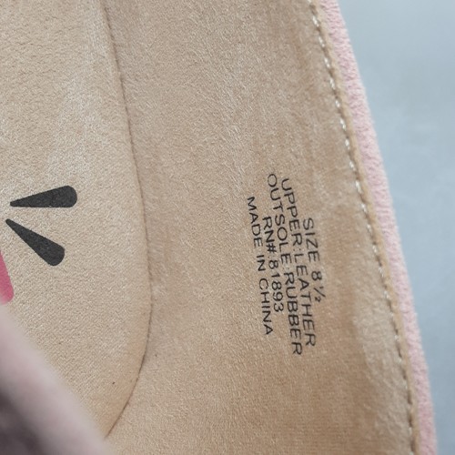 Isaac Mizrahi Knotted Espadrille Flat Women's 8.5M Pink Rose water Suede Slip-on - Picture 10 of 13