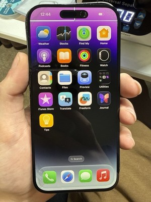 Apple iPhone 14 Pro - 256 GB - Purple (Unlocked) Read description
