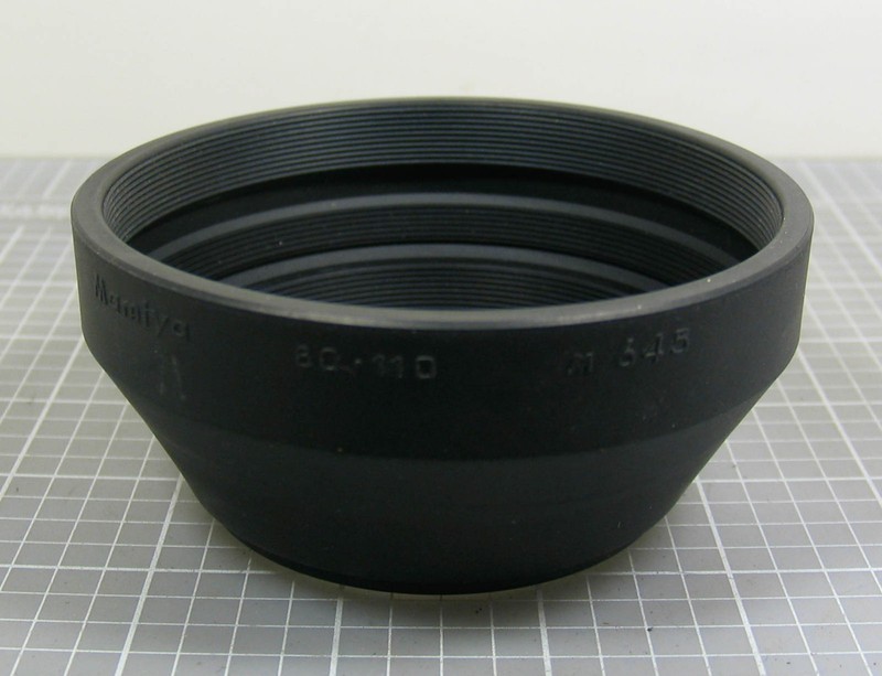 Mamiya Rubber Lens Hood for the M645 80mm & 110mm Lenses Japan