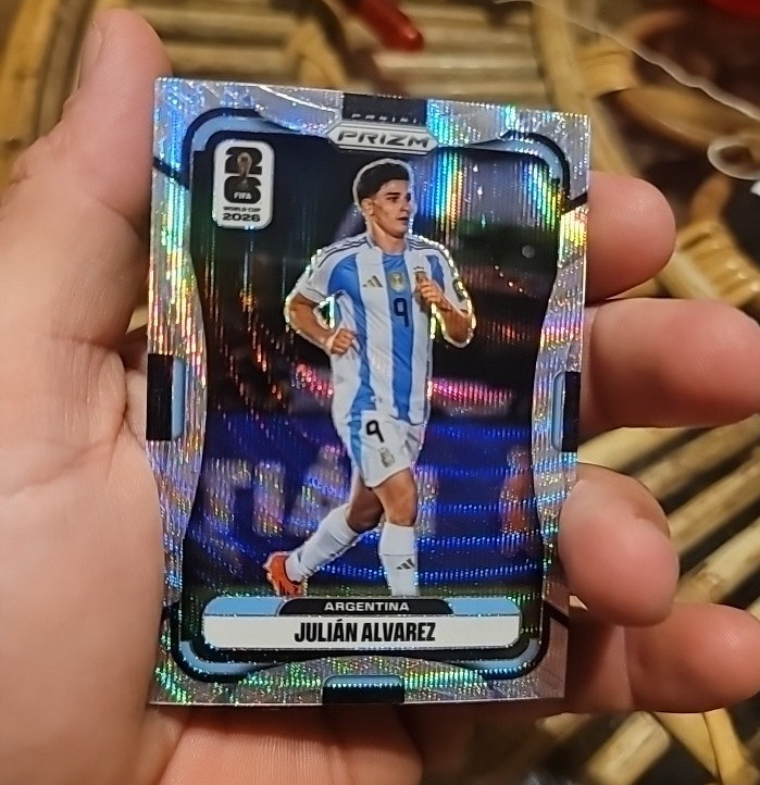 3 Card ARGENTINA Lot. Franco Mastantuono SCREAMERS. Julian Alvarez. Nico Paz.