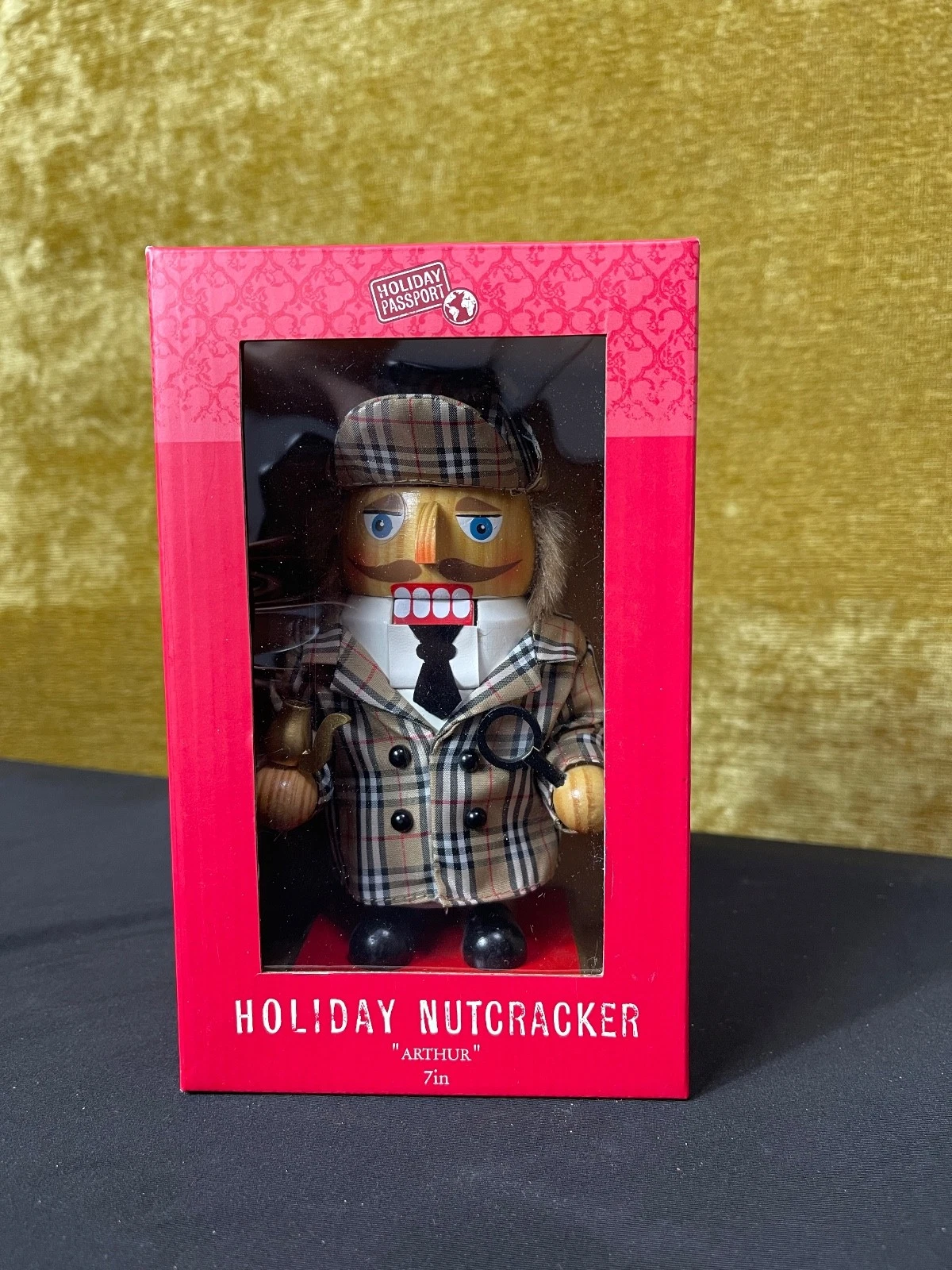 World Market "Arthur" Holiday Nutcracker Holiday Passport NOS