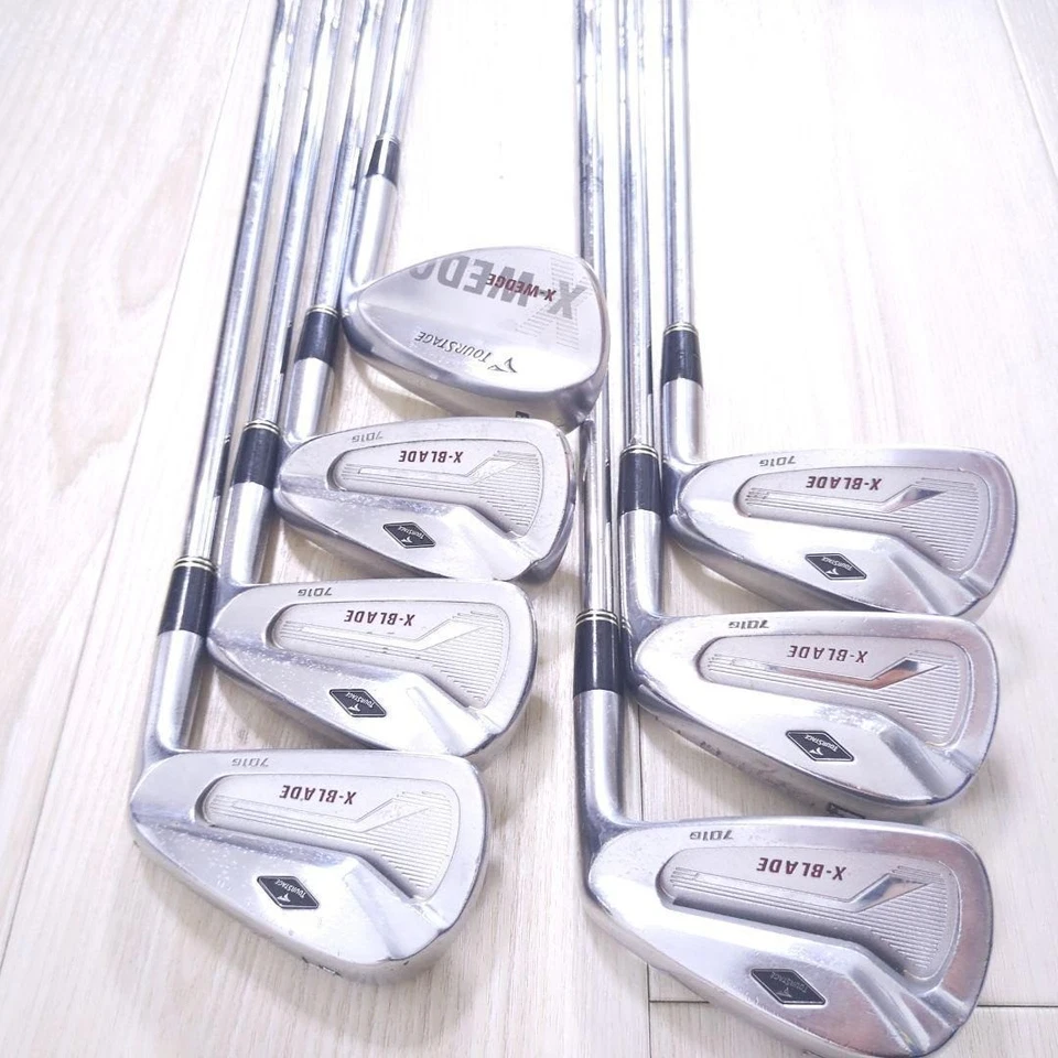 Juego de hierros Bridgestone TOURSTAGE X-BLADE 701 7 piezas 4-Pw-X-WEDGE 58 DynamicGold S200 Foto 2 de 4