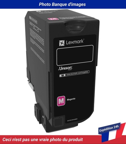 84C2HME Lexmark CX725 Series Cartouche de toner Magenta - Photo 3/4