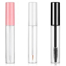 3 Pack 5ML Empty Mascara Tube with Wand Eyeliner Tube Lip Gloss Tubes DIY