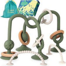 Jumble Jangle Baby Teething Toys BPA-Free, Multi Purpose High Chair Toys ...