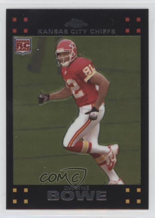 2007 Topps Chrome Dwayne Bowe #TC203 0b7