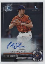 2017 Bowman Draft Chrome Draft Pick Auto Peter Solomon #CDA-PSO Auto 0nr3