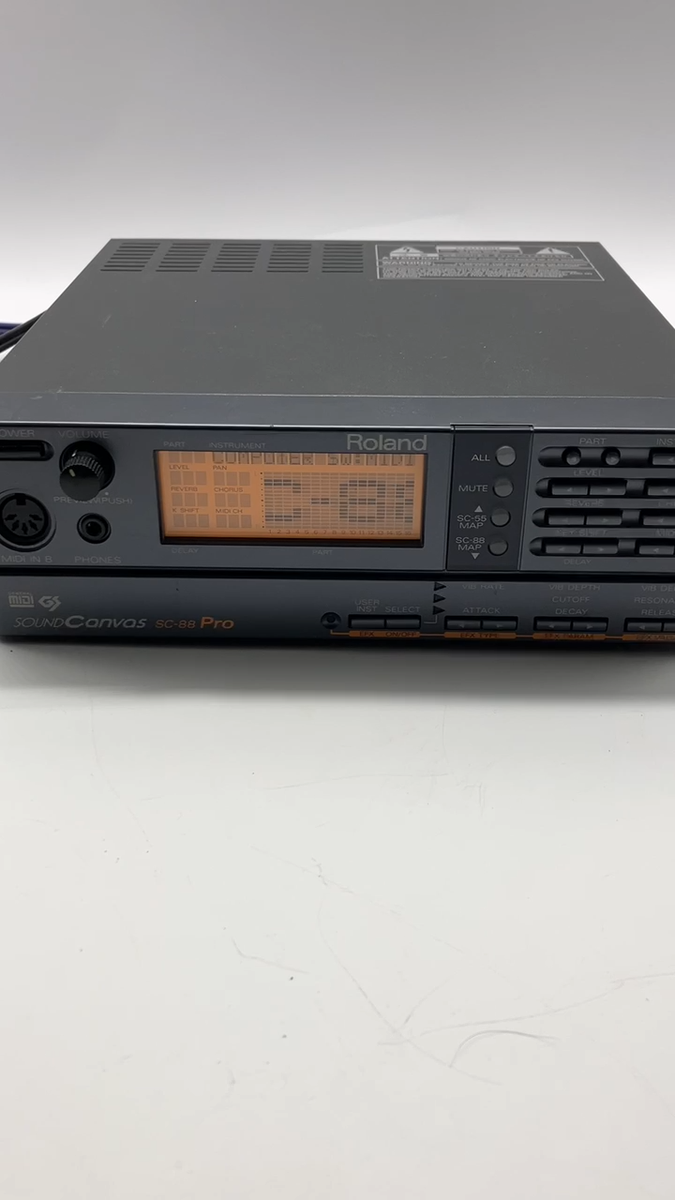 Roland SC-88 Pro SOUND Canvas MIDI Sound Module 1996 Working