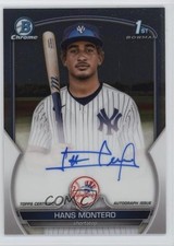 2023 Bowman Chrome Prospect Auto Hans Montero #CPA-HM Auto 0co5