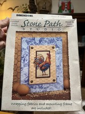Dimensions Counted Cross Stitch Kit Proud Rooster 8  x10  New Old Stock - Sealed 