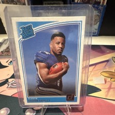 Panini Donruss 2018 Rated Rookie Saquon Barkley #306 New York Giants