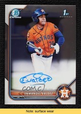 2022 Bowman Chrome Prospect Auto Enmanuel Valdez #CPA-EV Auto READ 0jd0