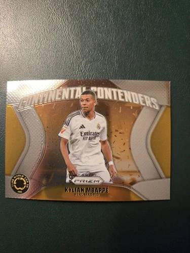2025 Panini Prizm FIFA Club World Cup - Continental Contenders - Kylian Mbappe