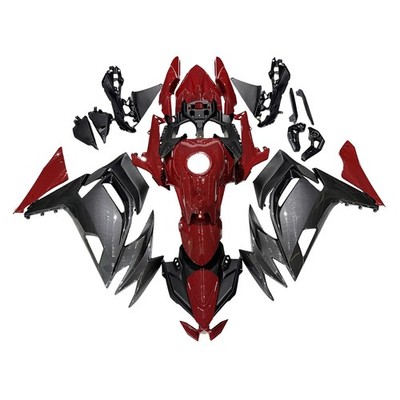 Carbon Fiber Effect Fairing Kit for Kawasaki Ninja 650 ER-6F 2020-2023 Bodywork
