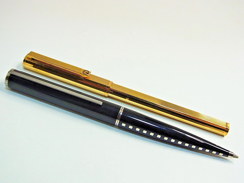 Dunhill Dress Ballpoint Pen & Louis Vuitton LV Jet Mechanical Pencil 2pcs set