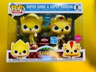 Funko Pop! Super Sonic & Super Shadow 2 Pack Flocked – Target Con LE