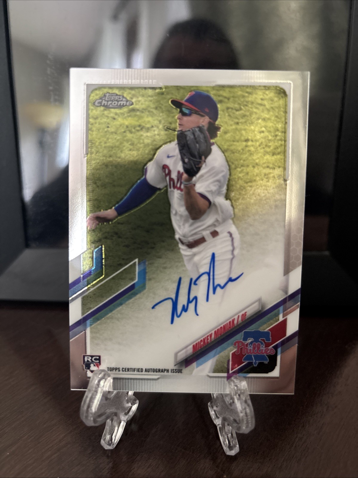 2021 Topps Chrome - Rookie Autographs Mickey Moniak #RA-MM (AU, RC)
