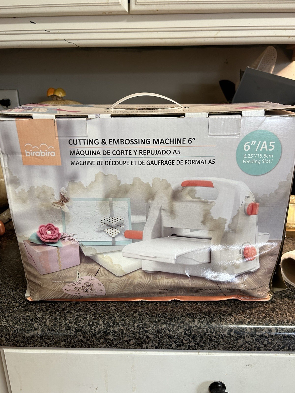 Birabira Cutting & Embossing machine 6”/A5 Crafts Magnetic Plataform