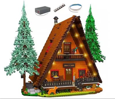 Mould King 16053 LED Waldhütte Building Blocks Set NEW 3398 Pcs
