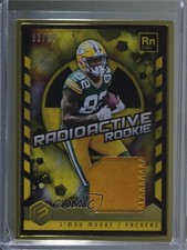 2018 Panini Elements Radioactive Rookie Materials Gold 3/99 J'Mon Moore k4p