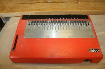 IBICO Swiss-Made Plastic Comb Binder HB-24 Red (missing handle)