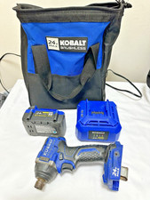 Kobalt KID 124B-03 Brushless 1/4" Impact Driver 24V Li Ion 4AH Battery & Charger