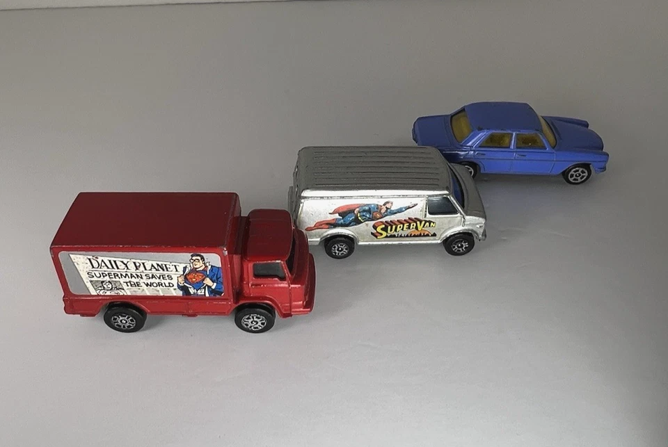 Vintage Corgi Juniors Britain Daily Planet Superman, SuperVan and Mercedes-Benz — 第 4/4 张图片
