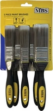 Paint Brush Pro Quality Set (2) 1", 1.5", & (2) 2"